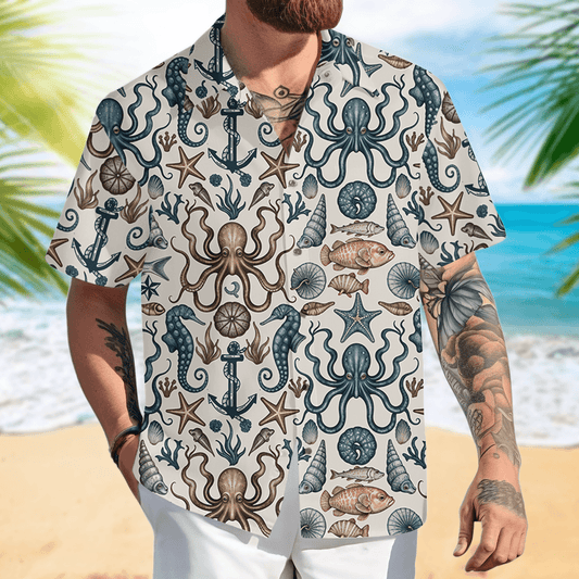 The Sea Eye-Catching Hawaiian Shirt - Hawaiian Shirt For Men, Women - Personalized Custom Hawaiian Shirt